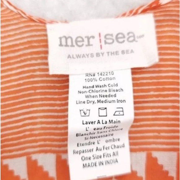 Mer Sea 100% Cotton Tassel Wrap Shawl with Carry Bag Beach Boho Travel Hippie - Picture 7 of 9